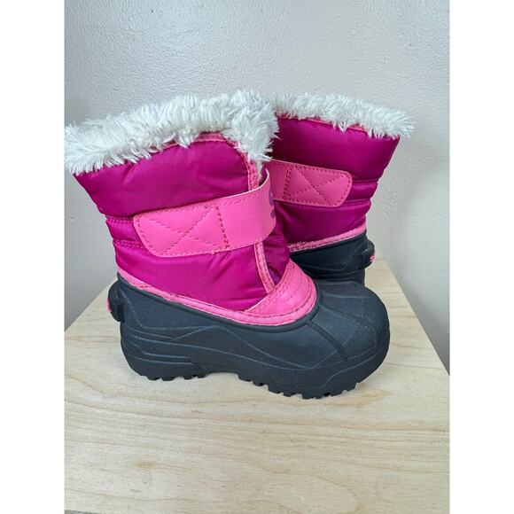 Sorel Little Kid Girls Snow boot SNOW COMMANDER Children's Boot Pink Blush - Picture 6 of 9